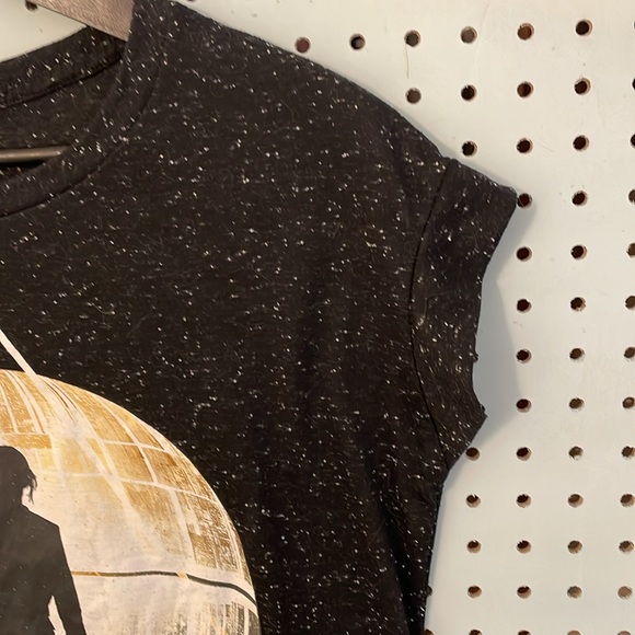 Star Wars Lucasfilm Ltd Rogue One Cap Sleeve T-Shirt Women’s Black Size M - Picture 6 of 9